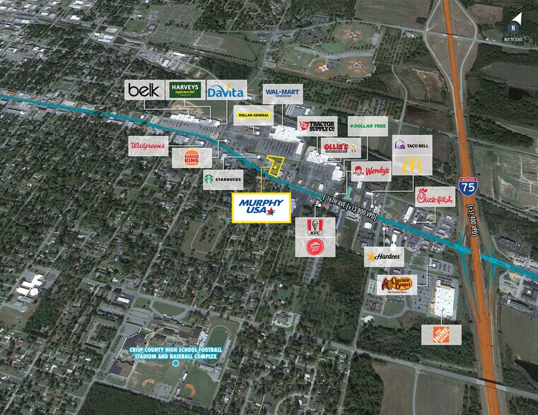 More Photos Of 1305 E 16th Ave, Cordele Service Station For Sale