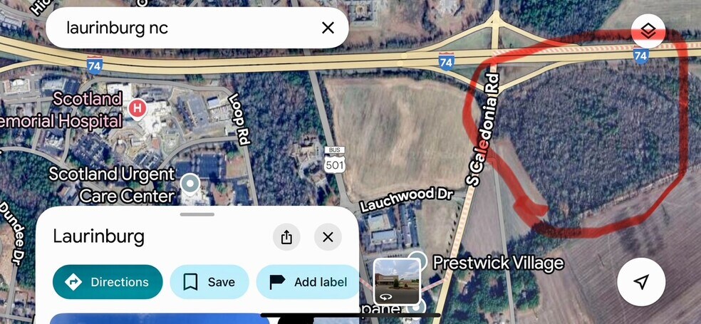 More Photos Of Highway 74 By-Pass Frontage & Visibilty @ 15-501 Caledonia Rd, Laurinburg Land For Lease