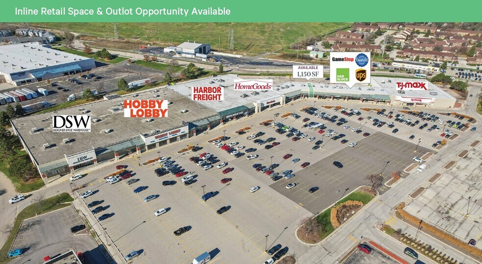 Primary Photo Of 2308-2406 S Green Bay Rd, Racine General Retail For Lease