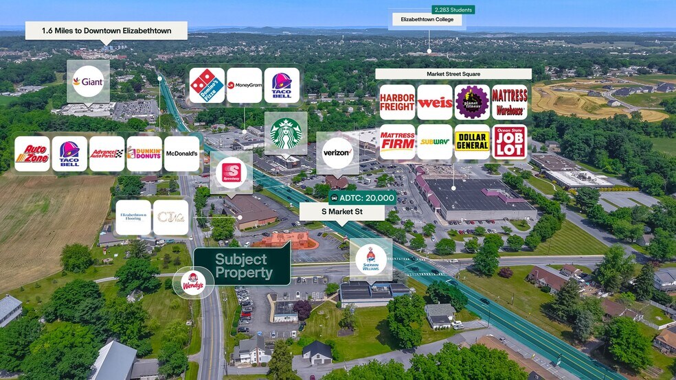 More Photos Of 1660 S Market St, Elizabethtown Fast Food For Sale