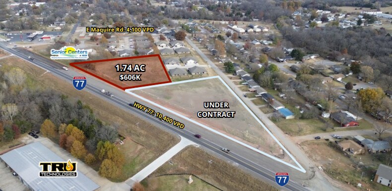 Primary Photo Of HWY 77 & S. 8th St, Noble Land For Sale