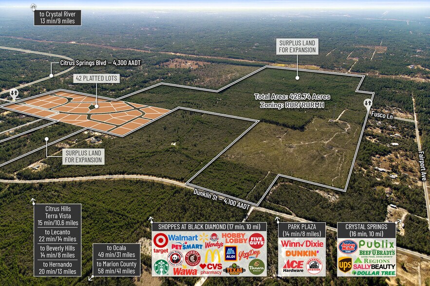 More Photos Of 5181 W Dunklin St, Dunnellon Land For Sale