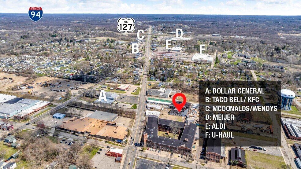Primary Photo Of 2419 E Michigan Ave, Jackson Warehouse For Sale