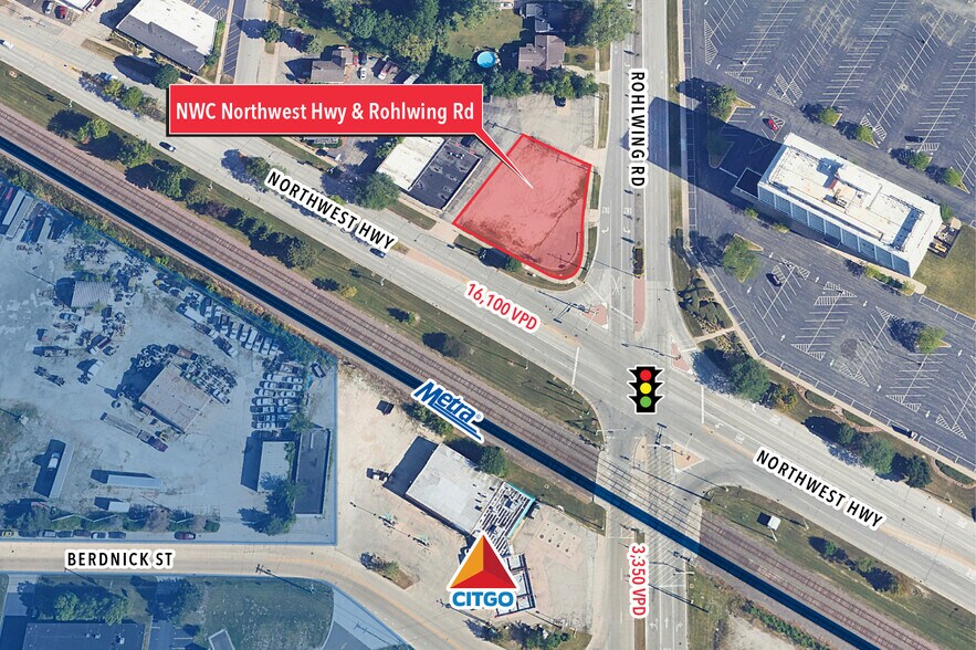 Primary Photo Of 756 E Northwest Hwy, Palatine Land For Sale