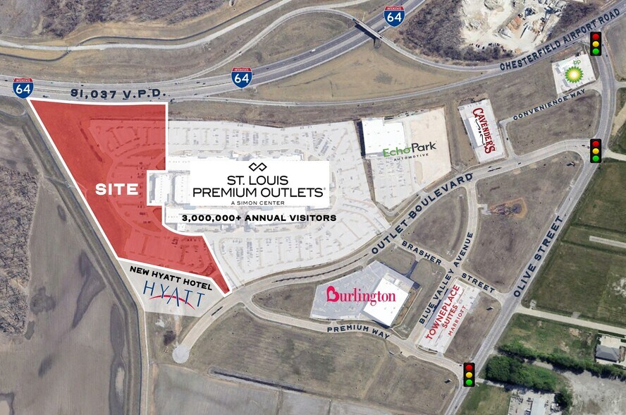 Primary Photo Of 18575 Outlet Blvd, Chesterfield Land For Sale