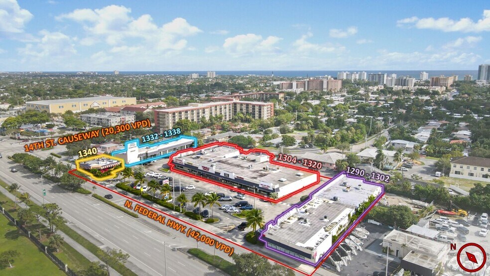 More Photos Of 1304-1320 N Federal Hwy, Pompano Beach Unknown For Lease