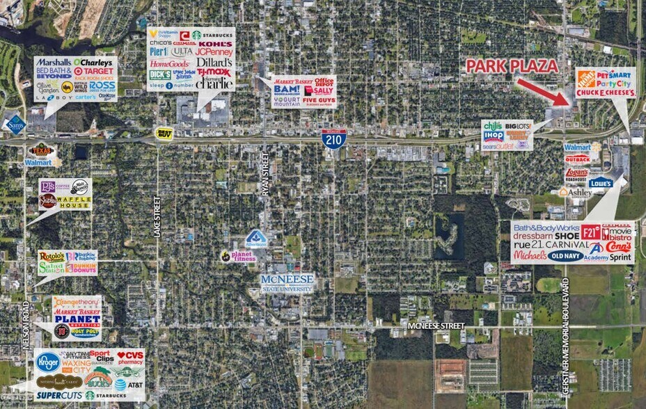 More Photos Of 3005-3147 Gertsner Memorial Dr, Lake Charles Storefront For Sale