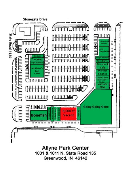 More Photos Of 1001 N State Road 135, Greenwood Storefront For Lease