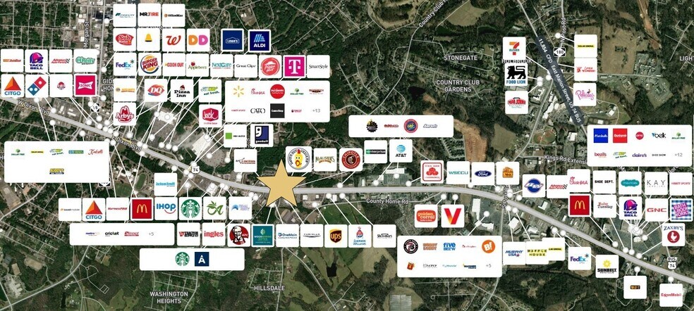 More Photos Of 1245 E Dixon Blvd, Shelby General Retail For Lease