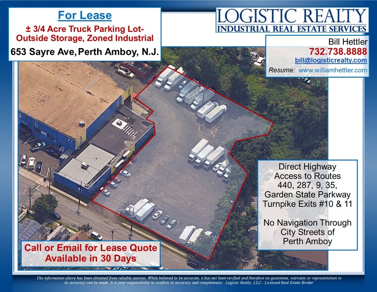 Primary Photo Of 611-653 Sayre Ave, Perth Amboy Land For Lease