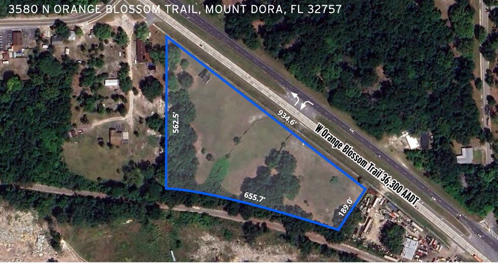 Primary Photo Of 3580 N Orange Blossom Trl, Mount Dora Land For Sale