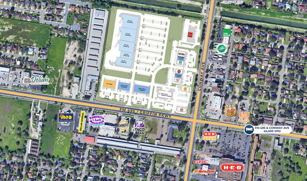 More Photos Of NWC FM 495 & Conway, Mission Unknown For Lease