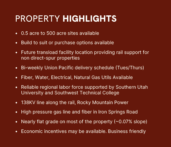 More Photos Of 1811 N Innovation way, Cedar City Land For Sale