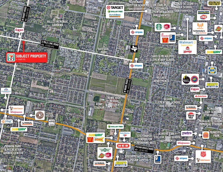 More Photos Of 2 Mile & Shary Road, Mission Convenience Store For Sale