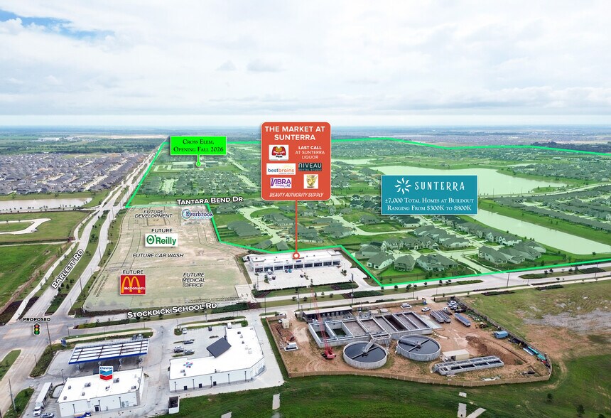 More Photos Of NEC Stockdick Rd and Bartlett Rd, Katy Storefront For Lease