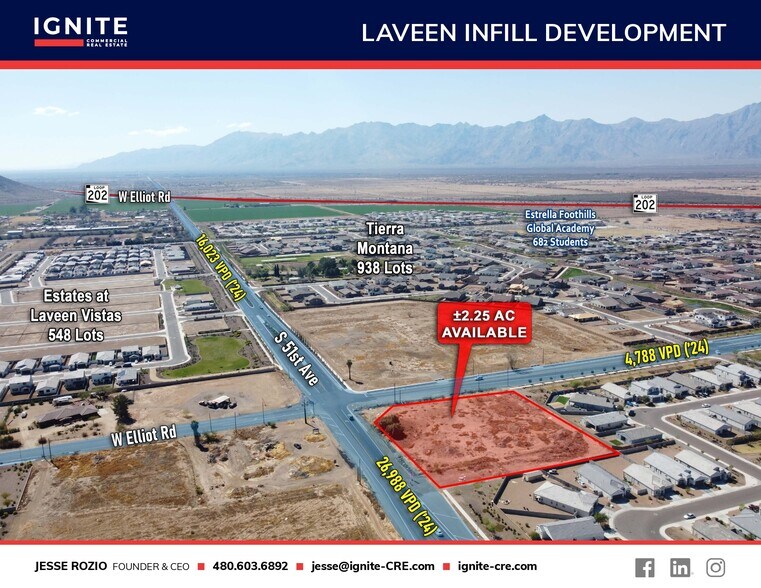 More Photos Of NWC of 51st Ave & Elliott Rd, Laveen Land For Lease