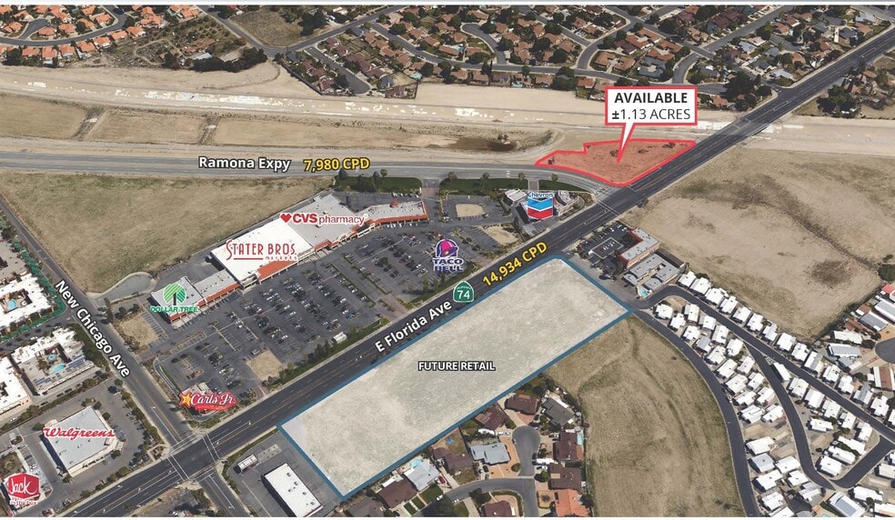 More Photos Of 43612 Florida Avenue, Hemet Land For Sale