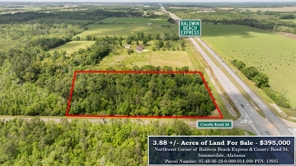 Primary Photo Of Baldwin Beach Express, Summerdale Land For Sale