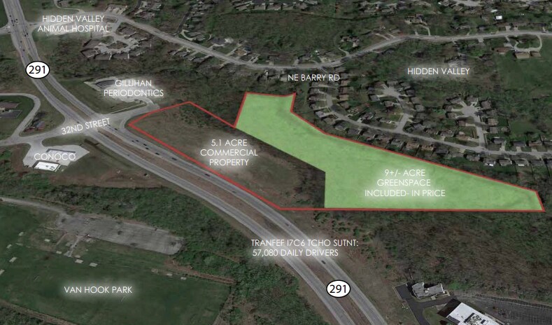 Primary Photo Of 291 Hwy @ 32nd St, Independence Land For Sale