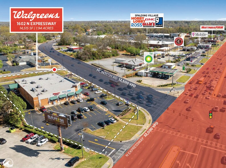 More Photos Of 1602 N Expressway, Griffin Drugstore For Sale