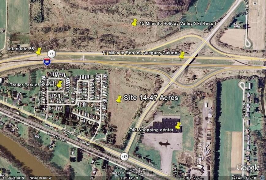 More Photos Of Interestate 86 at Exit 24, Allegany Township Land For Sale