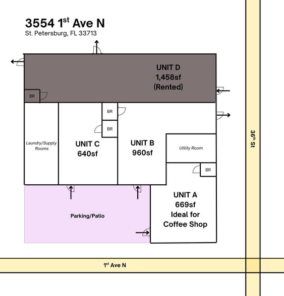 More Photos Of 3554 1st Ave N, Saint Petersburg Apartments For Lease