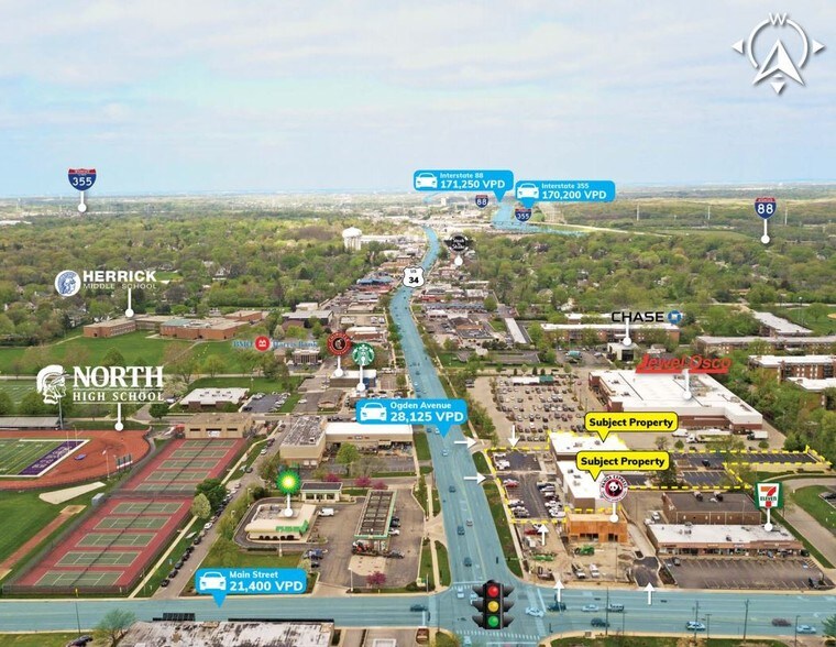 More Photos Of 1014-1022 Ogden Ave, Downers Grove General Retail For Sale