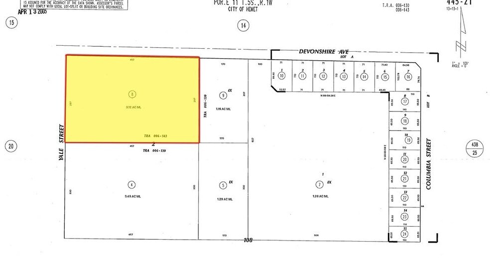 More Photos Of E Devonshire Ave, Hemet Land For Sale