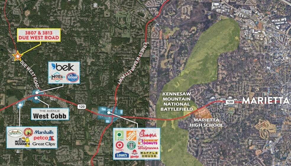 More Photos Of 3813 Due West Rd NW, Marietta Land For Sale