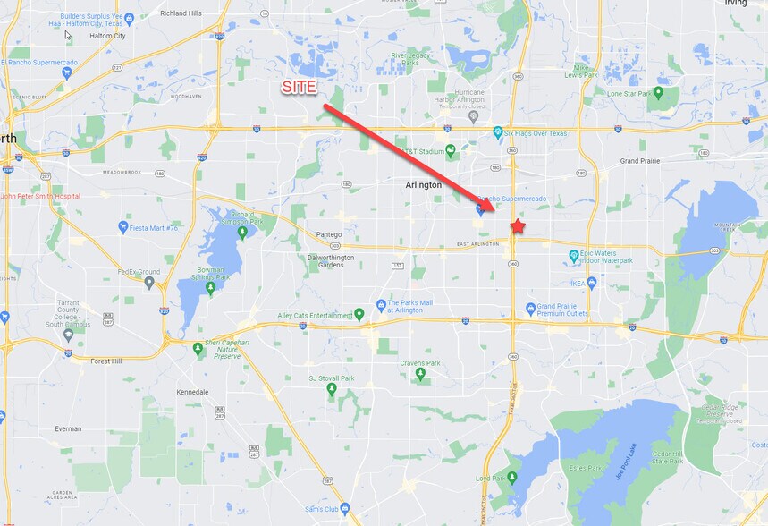 More Photos Of 2600 E Park Row, Arlington Land For Sale