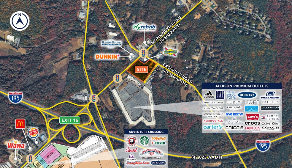 More Photos Of 525 Monmouth Rd, Jackson Land For Lease