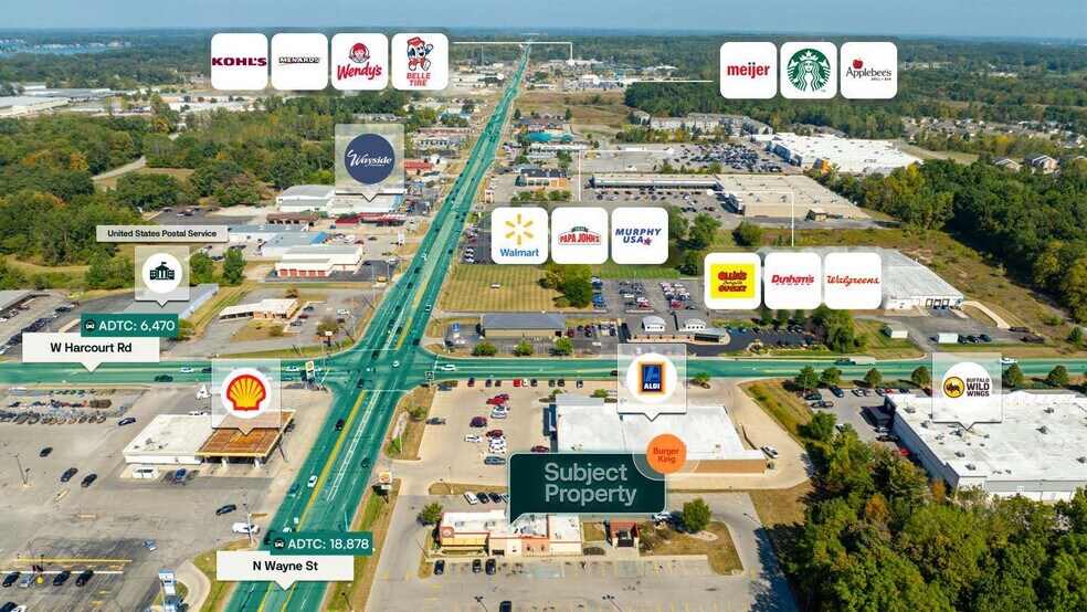 More Photos Of 1804 N Wayne St, Angola Fast Food For Sale