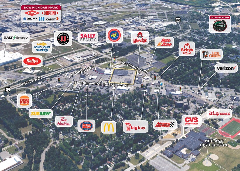 More Photos Of 1820 S Saginaw Rd, Midland Storefront For Lease