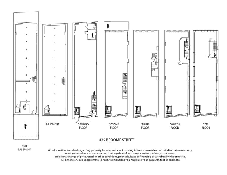 More Photos Of 435 Broome St, New York Loft Creative Space For Sale