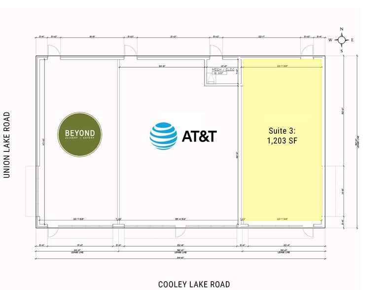 More Photos Of 8200 Cooley Lake Rd, White Lake Freestanding For Lease