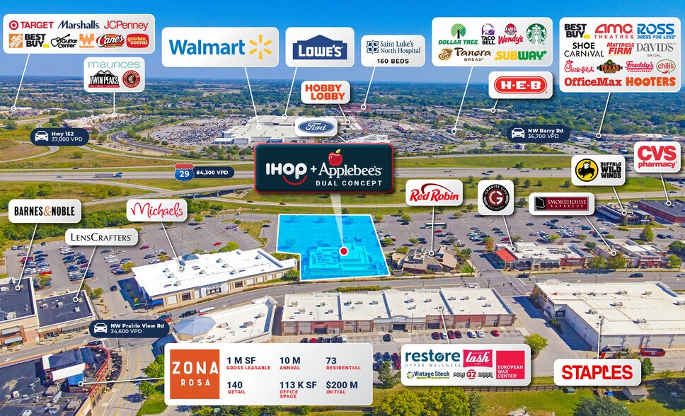 More Photos Of 8541 NW Prairie View Rd, Kansas City Restaurant For Lease