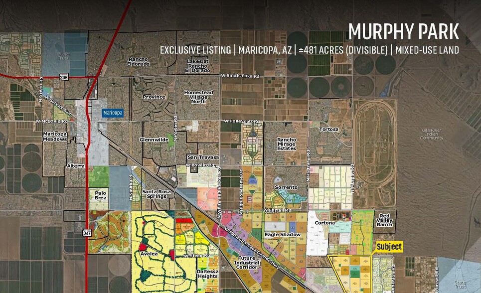 Primary Photo Of Murphy Road and Peters and Nail Road, Maricopa Land For Sale