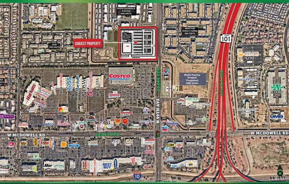 More Photos Of N N/NWC of 99th Ave & McDowell Ave, Phoenix Unknown For Lease
