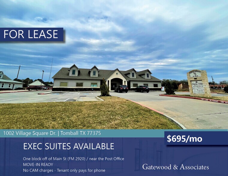 Primary Photo Of 1002 Village Square Dr, Tomball Office For Lease