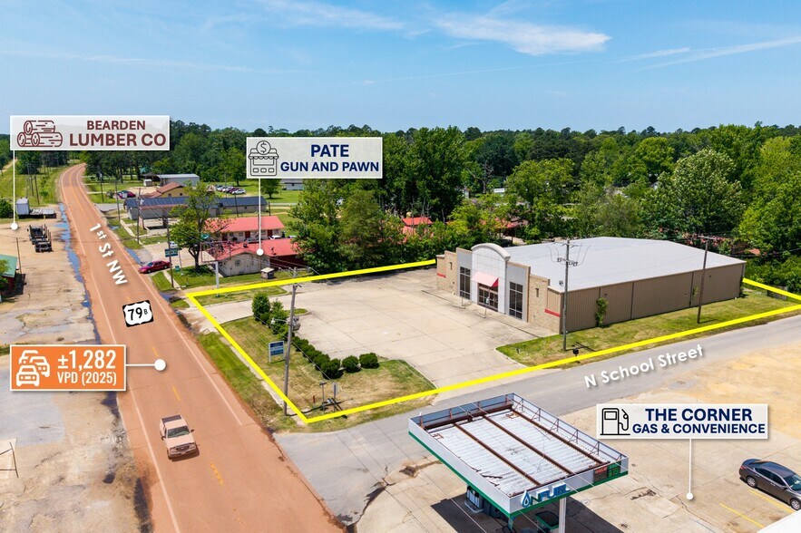 More Photos Of 145 N School St, Bearden Freestanding For Lease