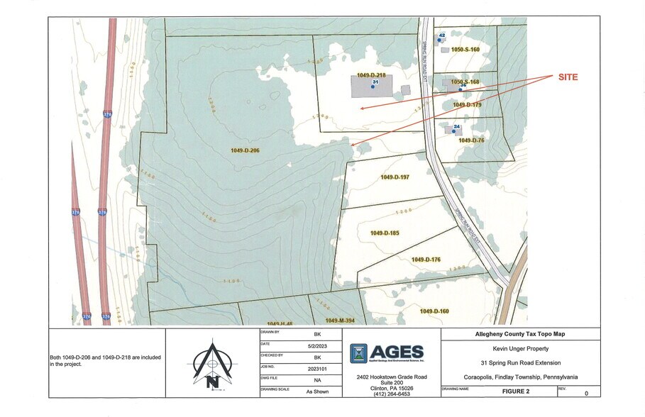 More Photos Of Spring Run Road Ext. - Findlay Township, Coraopolis Land For Sale