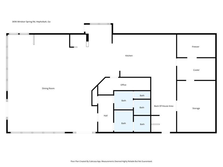 More Photos Of 3696 Windsor Spring Rd, Hephzibah Fast Food For Lease