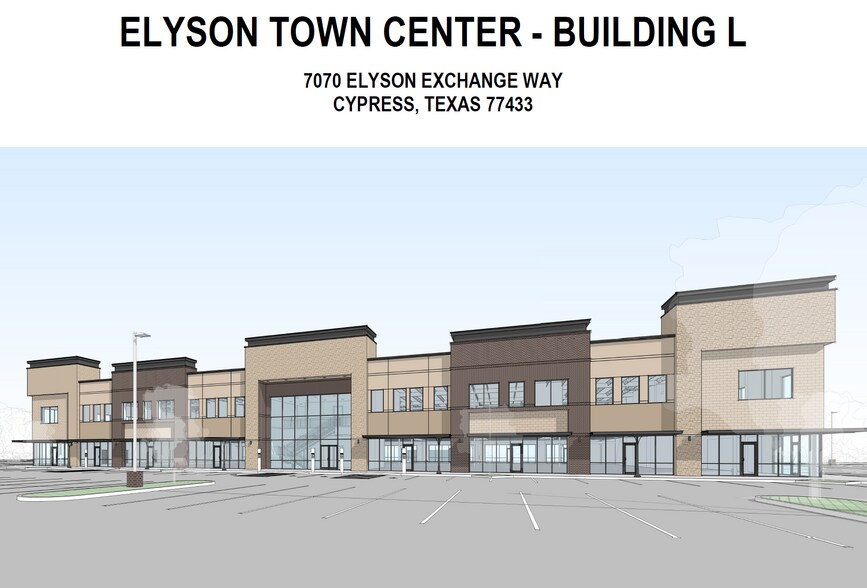 Primary Photo Of 7070 Elyson Exchange Way, Cypress Medical For Lease
