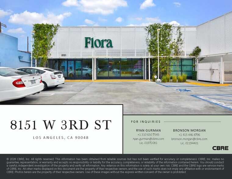 More Photos Of 8151 W 3rd St, Los Angeles Storefront For Lease