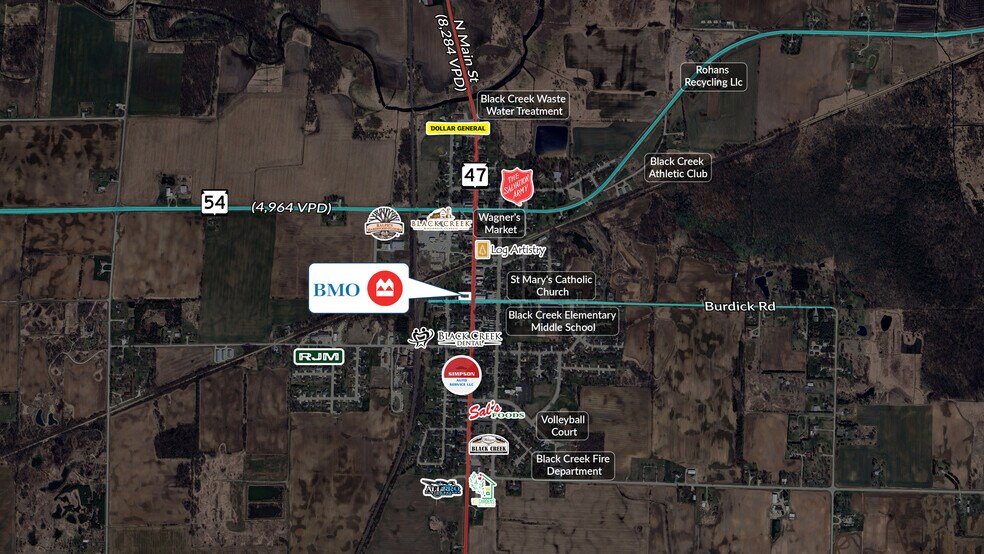 101 N Main St, Black Creek, WI 54106 Bank For Sale