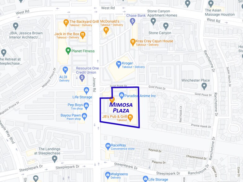 More Photos Of 9110 Jones Rd, Houston Storefront For Lease