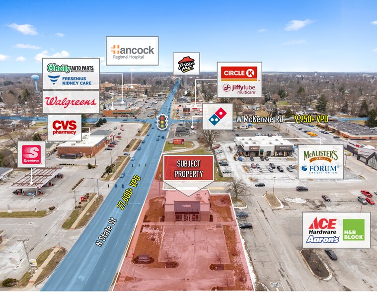 More Photos Of 1306 N State St, Greenfield Freestanding For Sale