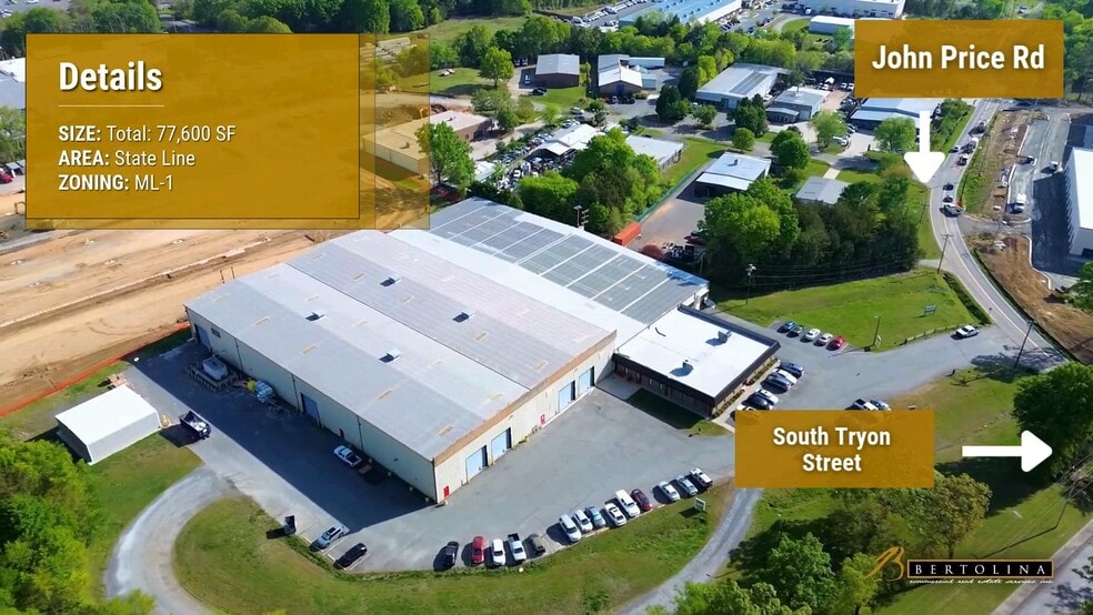 Primary Photo Of 10700 John Price Rd, Charlotte Warehouse For Sale
