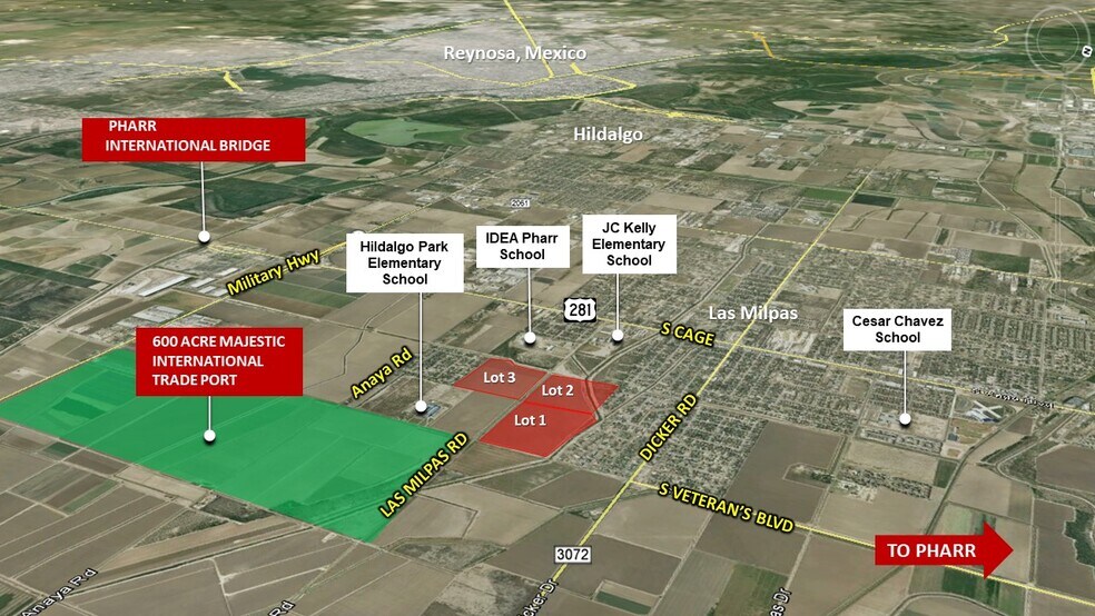 More Photos Of Las Milpas @ Veterans Road, Pharr Land For Sale