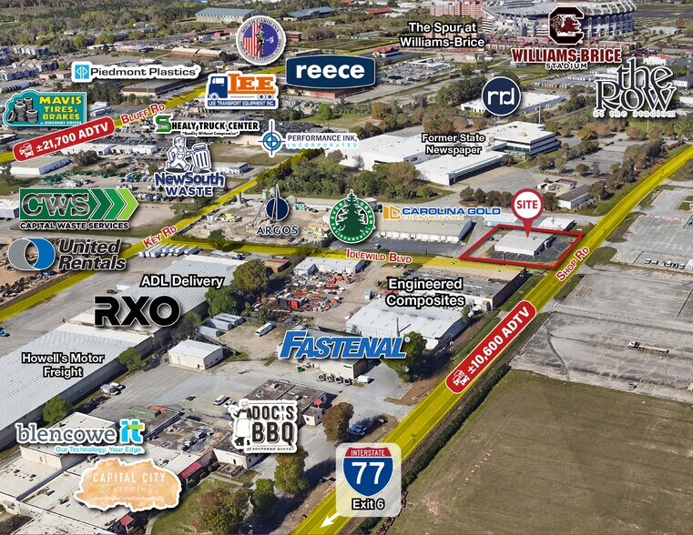 More Photos Of 1445 Shop Rd, Columbia Flex For Lease